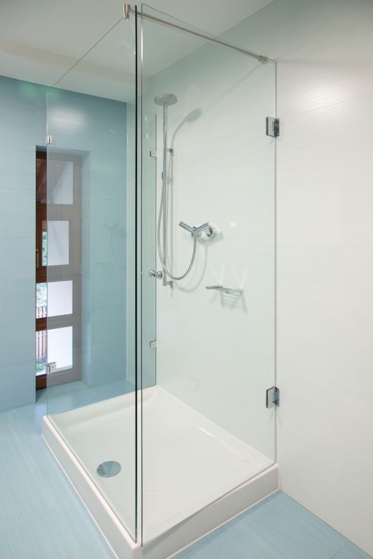 Contemporary Shower with Rain Head
